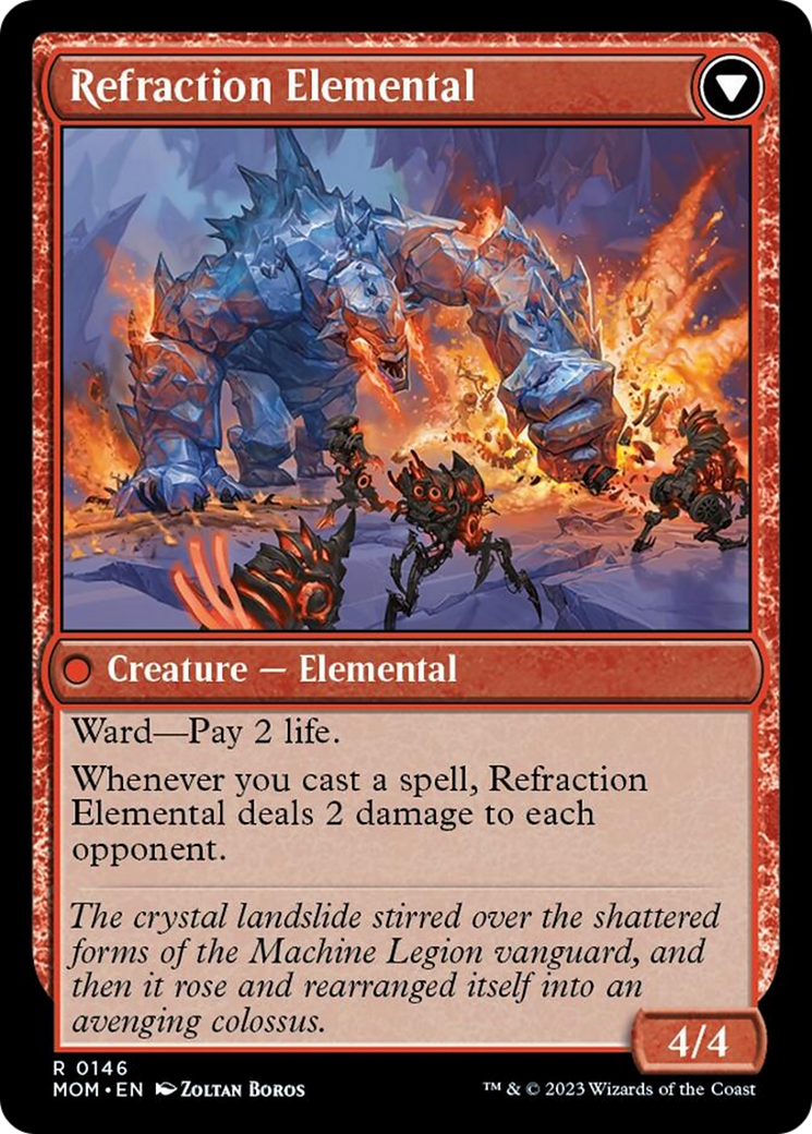 Invasion of Karsus // Refraction Elemental [March of the Machine] Foil