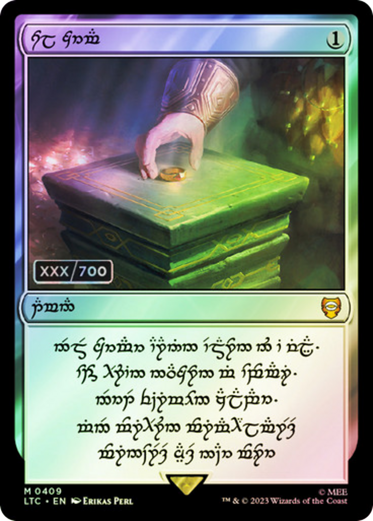 Sol Ring (409) (Dwarven Serialized) [The Lord of the Rings: Tales of Middle-Earth Commander] Foil