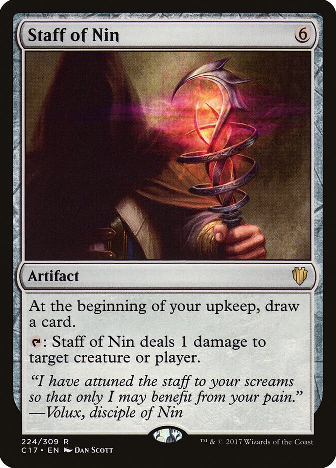 Staff of Nin [Commander 2017] | Silver Goblin