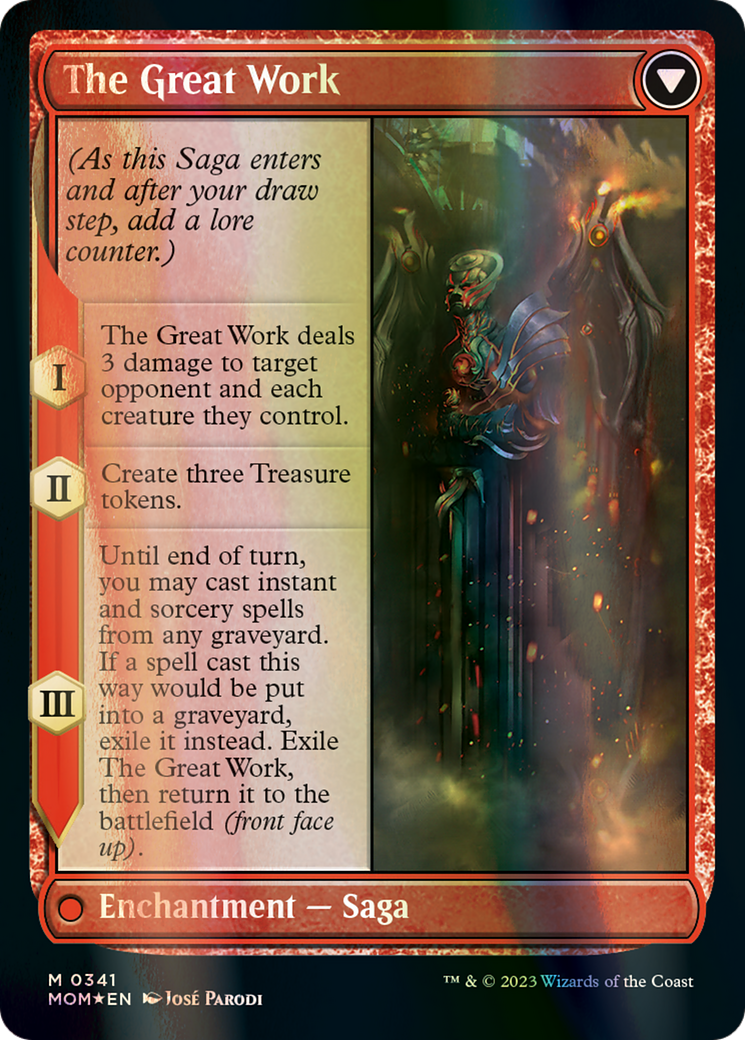 Urabrask // The Great Work (Serialized) [March of the Machine] | Silver Goblin