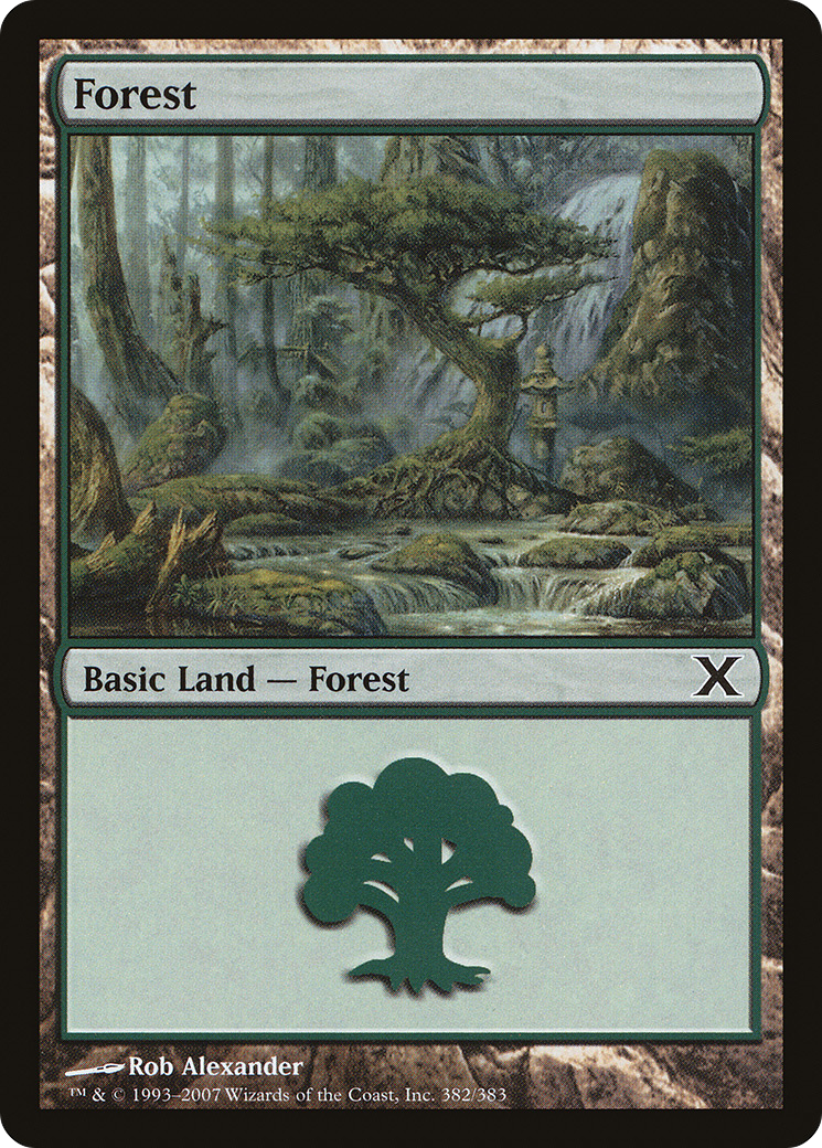 Forest (382) Foil - Tenth Edition
