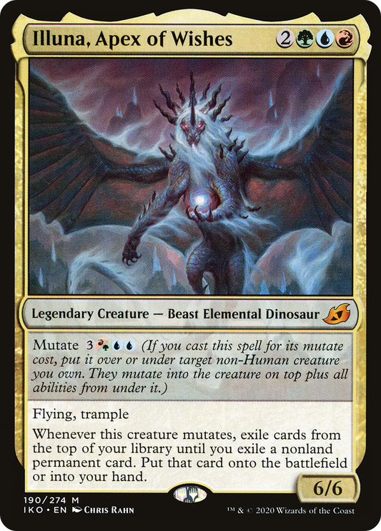 Illuna, Apex of Wishes [Ikoria: Lair of Behemoths] Foil