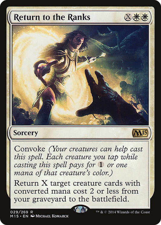 Return to the Ranks [Magic 2015] Foil