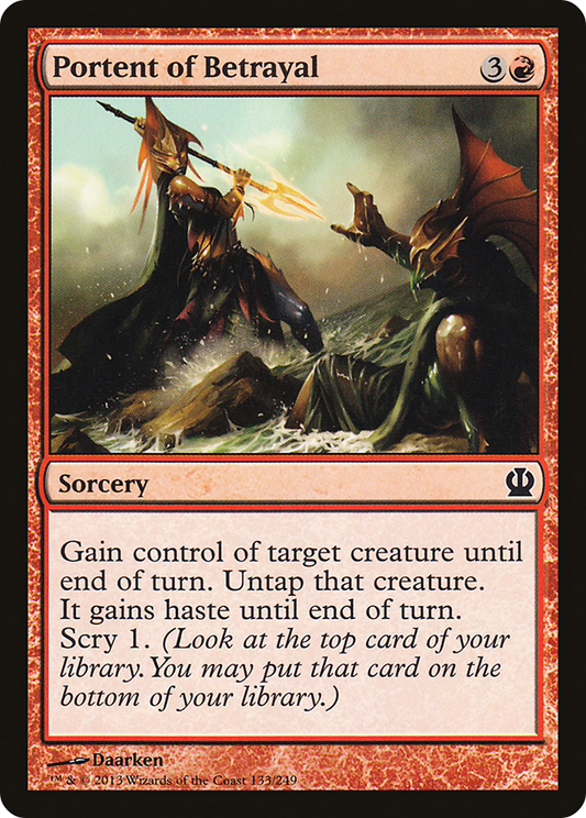 Portent of Betrayal [Theros] Foil