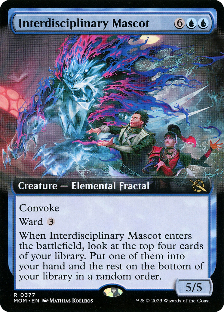 Interdisciplinary Mascot (Extended Art) [March of the Machine] Foil