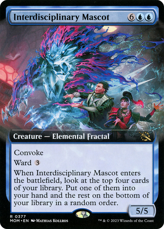 Interdisciplinary Mascot (Extended Art) [March of the Machine] Foil