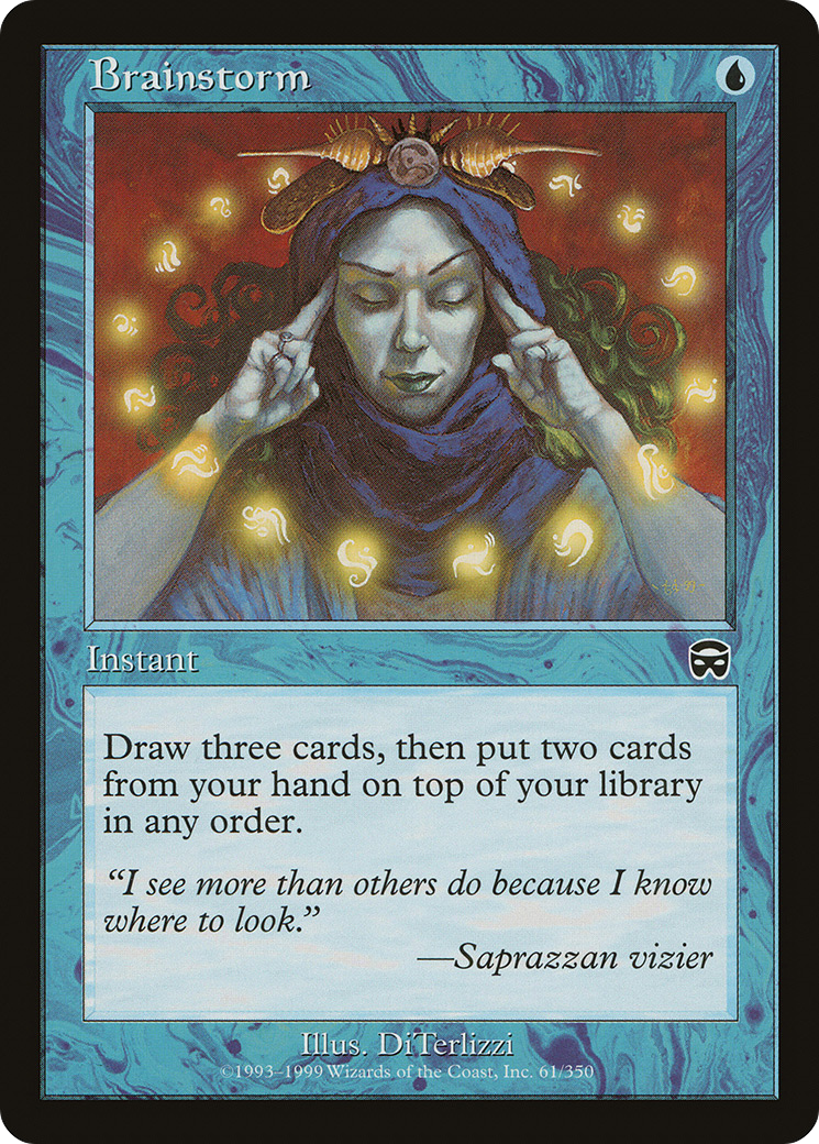 Brainstorm [Mercadian Masques] | Silver Goblin