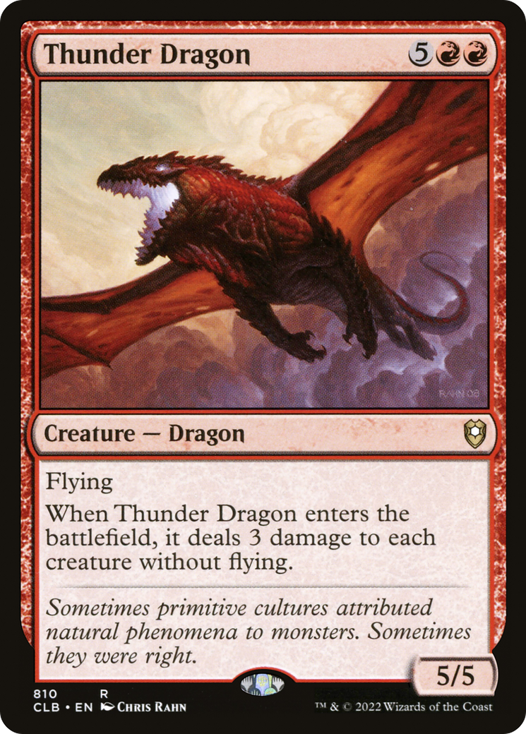 Thunder Dragon (810) - Commander Legends: Battle for Baldur's Gate