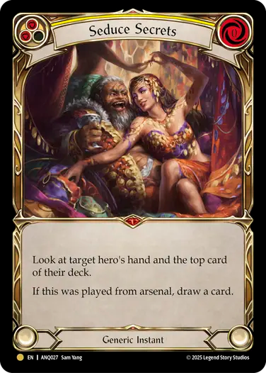 Seduce Secrets (ANQ027) - Compendium of Rathe: Antiquity Pack