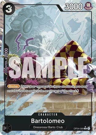 Bartolomeo (Full Art) (OP04-089) Foil