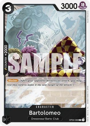 Bartolomeo (Reprint) (OP04-089) Foil