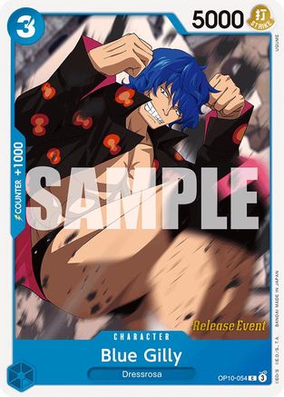 Blue Gilly (OP10-054) Release Event Cards