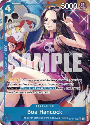 Boa Hancock (Alternate Art) (OP01-078) Foil