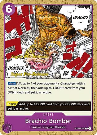 Brachio Bomber (ST04-015) Super Pre-Release Cards