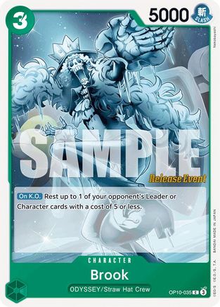 Brook (OP10-035) Release Event Cards
