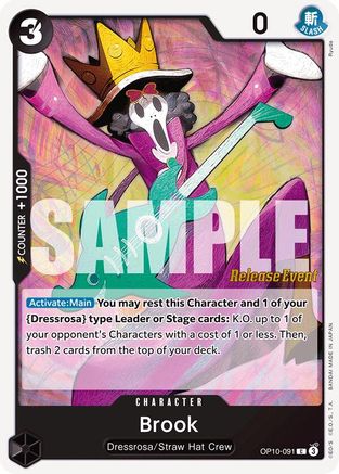 Brook (OP10-091) Release Event Cards