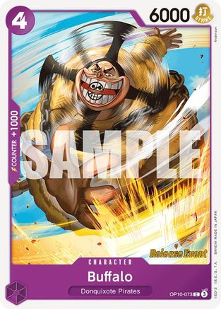 Buffalo (OP10-073) Release Event Cards