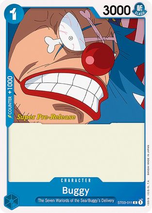 Buggy (ST03-011) Super Pre-Release Cards