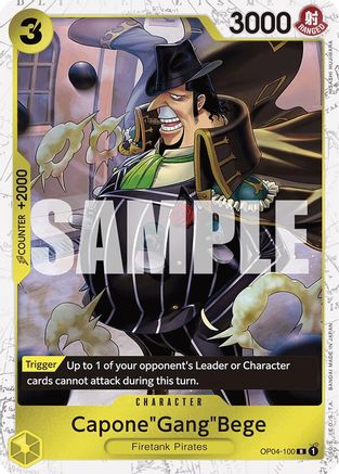 Capone"Gang"Bege (Jolly Roger Foil) (OP04-100) Foil
