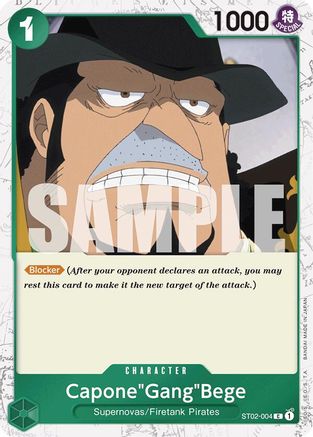 Capone"Gang"Bege (Jolly Roger Foil) (ST02-004) Foil