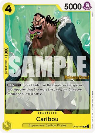 Caribou (OP10-104) Release Event Cards