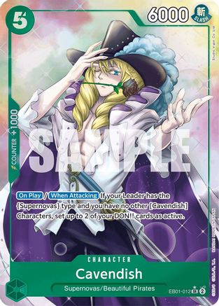 Cavendish (Alternate Art) (EB01-012) Foil
