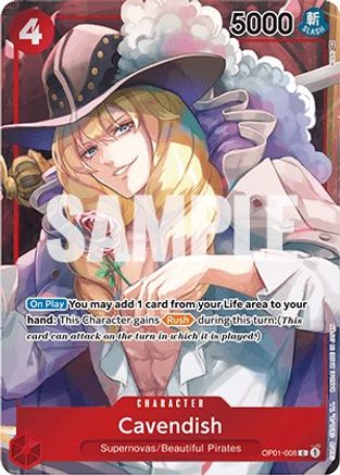Cavendish (Box Topper) (OP01-008) Foil