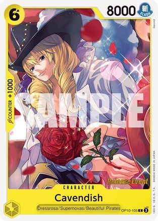 Cavendish (OP10-105) Release Event Cards