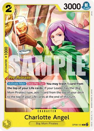 Charlotte Angel (OP08-101) Pre-Release Cards