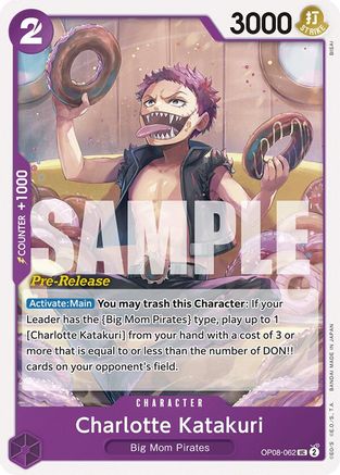 Charlotte Katakuri (062) (OP08-062) Pre-Release Cards