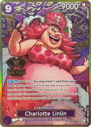Charlotte Linlin (One Piece Japanese Version 2nd Anniversary Set) (OP08-069) Foil