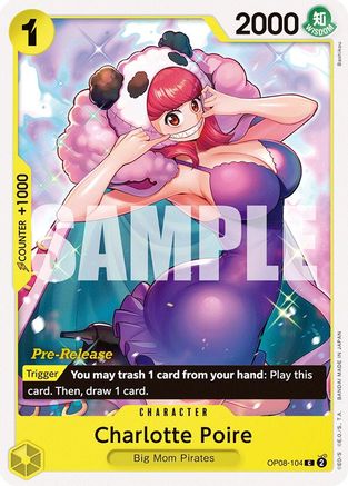 Charlotte Poire (OP08-104) Pre-Release Cards