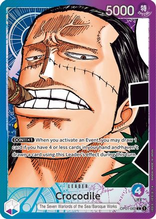 Crocodile (Parallel) (OP01-062) Foil