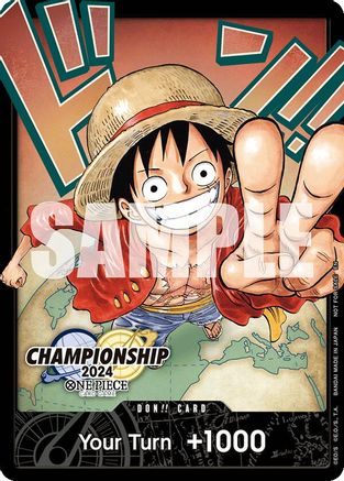 DON!! Card (Championship 2024 World Final) Foil - One Piece Promotion Cards