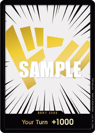 DON!! Card (Gold) Foil - One Piece Promotion Cards