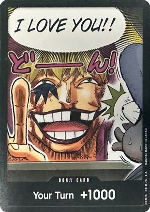 DON!! Card (I Love You!!) (Special DON!! Card Pack) Foil - OP04