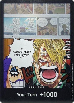 DON!! Card (Ivankov & Sanji) (Double Pack Set Vol. 3) Foil - OP06