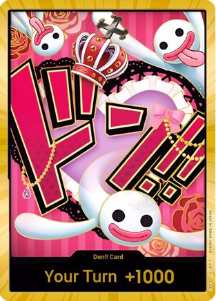 DON!! Card (Perona) (Gold) Foil - PRB01