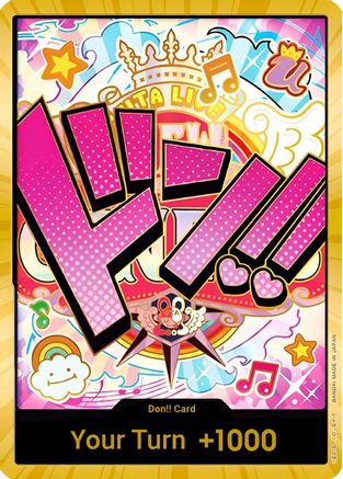 DON!! Card (Uta) (Gold) Foil - PRB01