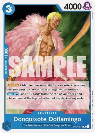 Donquixote Doflamingo (OP01-073) (Reprint)