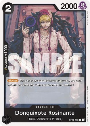 Donquixote Rosinante (OP02-108) (Reprint)