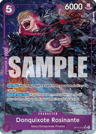Donquixote Rosinante (Parallel) (OP10-072) Foil
