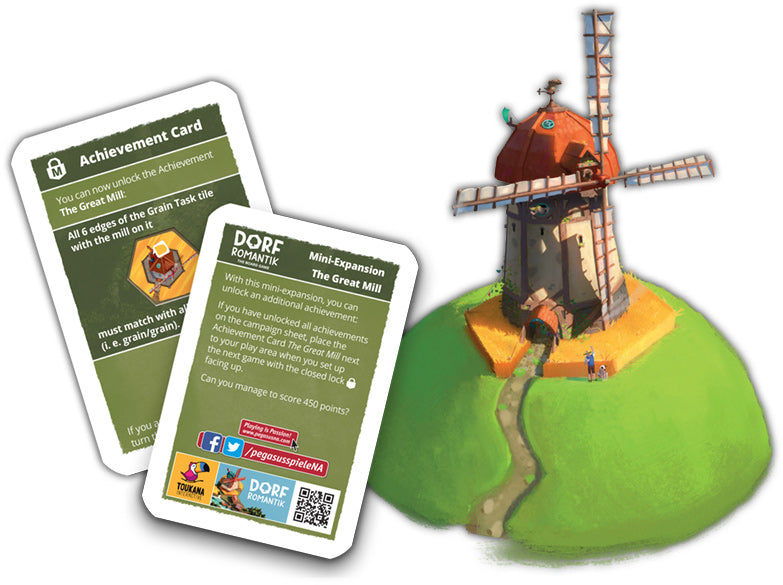 Dorfromantik The Board Game The Great Mill Mini Expansion | Silver Goblin