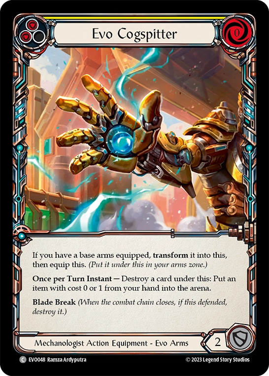 Evo Cogspitter (EVO048) Cold Foil - Bright Lights
