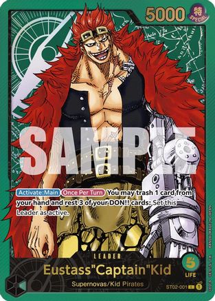 Eustass"Captain"Kid (Premium Card Collection -Leader Collection-) (ST02-001) Foil
