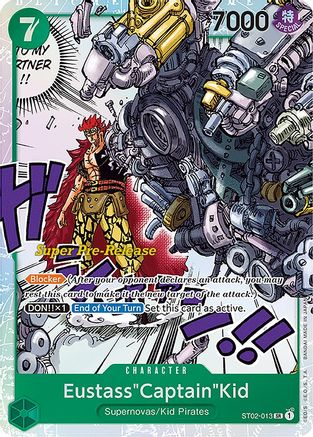 Eustass"Captain"Kid (ST02-013) Foil Super Pre-Release Cards
