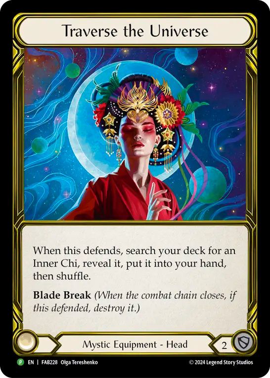 Traverse the Universe (Golden) (FAB228) Cold Foil - FaB Promos