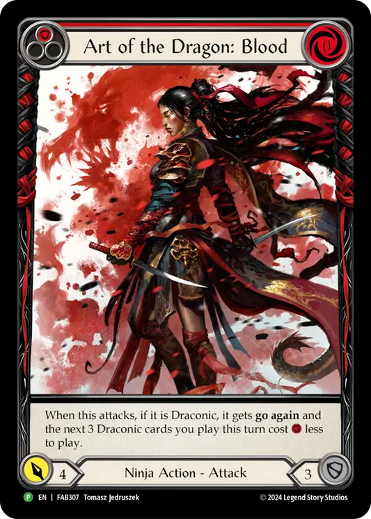 Art of the Dragon: Blood (FAB307) Rainbow Foil - FaB Promos