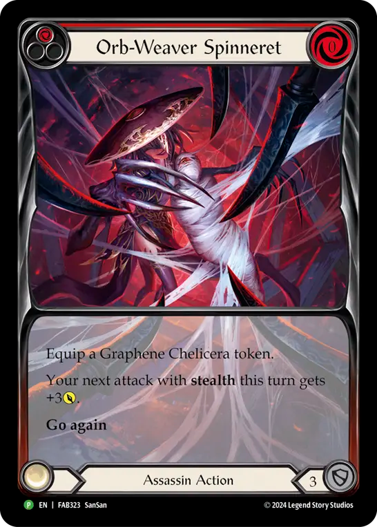 Orb-Weaver Spinneret (FAB323) Rainbow Foil - FaB Promos