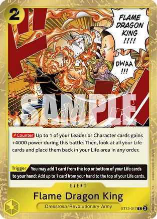 Flame Dragon King (ST13-017) Foil